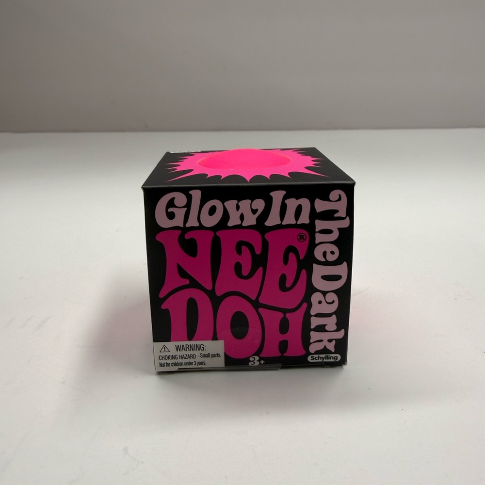 Pink glow in the dark NeeDoh